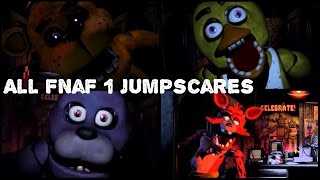 Every FNaF 1 Jumpscare [upl. by Hagi]