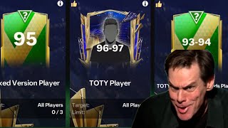 All toty exchanges from 93 to 97 in fc mobile 24 😱 fifamobile [upl. by Fineman21]