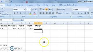 How to Calculate Profit Margin With a Simple Formula in Excel [upl. by Niala]