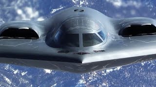 B2 Spirit Stealth Bomber in Action  Training [upl. by Siocnarf]