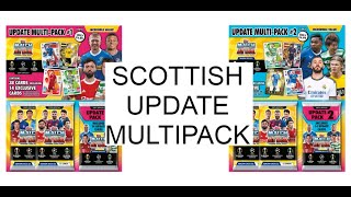 BRAND NEW CARDS  Match Attax 2122 Scottish Update Multipacks [upl. by Aihsein]