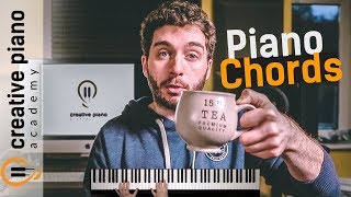 PIANO CHORDS The ULTIMATE StepbyStep Guide For Beginners IN REAL TIME [upl. by Marty]