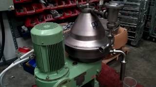 Westfalia MSE 2501177 Whey Separator Vibration Test [upl. by Arednaxela]