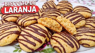 SUPER ECONÔMICO FÁCIL DE FAZER E DELICIOSO❗😱 BISCOITO DE LARANJA SEM MANTEIGA E COM APENAS 1 OVO [upl. by Euton]