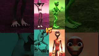 Purple Alien Dance VS Green Alien VS Blue Alien VS Orange Alien 👽 shorts aliendance alien aliens [upl. by Ettessil]