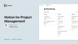 Notion at Work Notion for Project Management [upl. by Aikkan]
