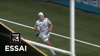 TOP 14  Essai Pat LAMBIE R92  Racing 92  La Rochelle  J17  Saison 20172018 [upl. by Rahmann352]