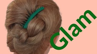 EASY long hair up do tutorial Zobaida hairstylist Mastering the Art of Stunning hair braiding [upl. by Neerak]