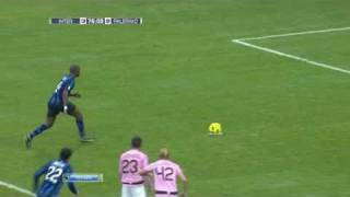 Gol di Etoo  Inter vs Palermo 32 [upl. by Connelley]