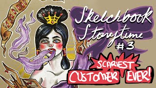 Scariest Customer Ever  Sketchbook Storytime [upl. by Kola]