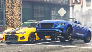 YENİ CAMARO VS MUSTANG GTA 5 Online DLC [upl. by Eentruok630]