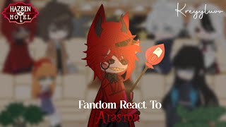 Fandom React To Each Other Alastor ♤ 16 ♤ Credits on description ♤ kreyyluvv [upl. by Amak]