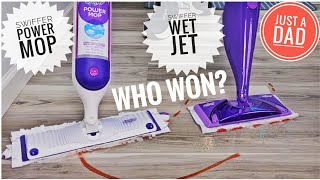 Swiffer WetJet vs Swiffer PowerMop COMPARISON Whos the Winner [upl. by Tyre]