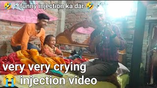 injection video baby crying on hip in hospital  injection vlog  daily vlogging injection video [upl. by Shayn17]