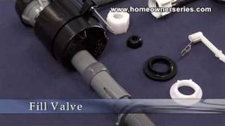 How to Fix a Toilet  Parts  Fill Valve [upl. by Zirkle]