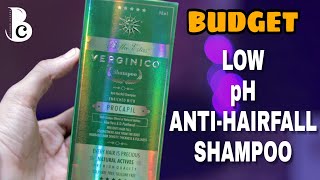 Low pH AntiHair Fall Shampoo With Procapil ft Verginico Shampoo  Bearded Chokra [upl. by Zela]