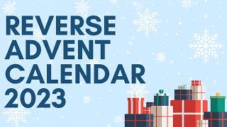 Reverse Advent Calendar 2023 Assembly [upl. by Velda]