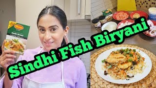 Best Sindhi Fish Biryani  Pakistani Fish biryani  Shan Sindhi Biryani in URDU [upl. by Atinev]