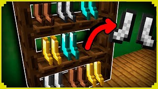 🦊ESTANTE de SAPATOS FUNCIONAL no MINECRAFT [upl. by Alma]