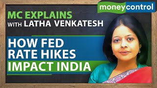 Why Aggressive Rate Hikes By The US Fed Are A Problem For India  MC Explains With Latha Venkatesh [upl. by Debra]