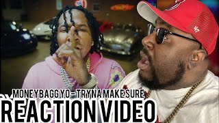 Moneybagg Yo  TRYNA MAKE SURE Official Music Video REACTION [upl. by Atsahs353]