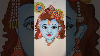 Krishna painting🎨  Fabric Painting  Payal Patil  Aagri Queen  Marathi Mulgi [upl. by Tiduj]