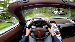 POV Drive Porsche Carrera GT w Straight Pipes [upl. by Cranford168]