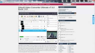 Xilisoft Video Converter Ultimate v700 Build 1121 NEW FREE Full Download [upl. by Anner]