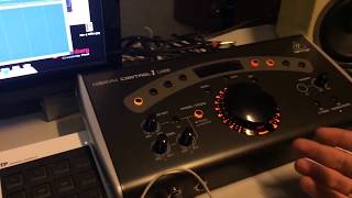 Behringer Xenyx Control1 USB in my studio review Please SUBRSCIBE to my channel [upl. by Glenna]