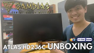 SULIT at MURA na CURVED GAMING MONITOR 144Hz  GAMDIAS Atlas HD236C Unboxing amp Testing [upl. by Adolf698]