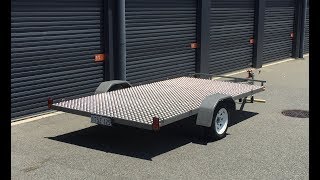 Flatbed trailer build [upl. by Catlin]