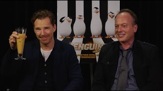 Benedict Cumberbatch Interview with Tom McGrath The Penguins of Madagascar [upl. by Margie842]