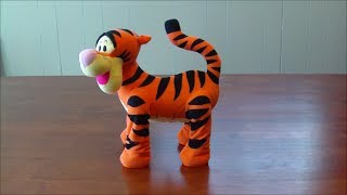 DISNEYS POUNCE N BOUNCE TIGGER ELECTRONIC TOY VIDEO REVIEW [upl. by Tilly949]