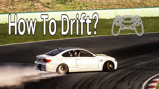 Assetto Corsa  How To Drift using a PS4 Controller  Beginner Drift Tutorial [upl. by Keithley]