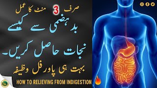 Badhazmi Ka Fori Ilaj  Maide Ki Sujan Ko Kaise Kam Kare  DYSPEPSIAINDIGESTION Symptoms Treatment [upl. by Aihsatan155]