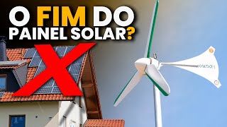 FIM da ENERGIA SOLAR Nova TURBINA EÓLICA é capaz de MUDAR tudo [upl. by Ollayos603]