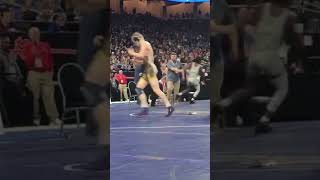 2019 MHSAA Division 1 135 Pound Final Kyle Kantola State Champion wrestling mhsaa [upl. by Joli]