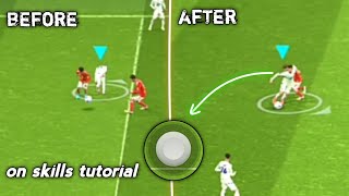 Simple joystick technique dribbling Unlock 🔓 • efootball 2024 mobile [upl. by Alfeus716]