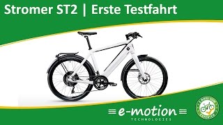 Stromer ST2 eBike  Erste Testfahrt [upl. by Yentruoc874]