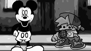 FNF vs Mickey Mouse  Happy HORROR FNF Mods [upl. by Maude]