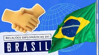 Com quantos países o Brasil tem relações diplomáticas [upl. by Hewart721]