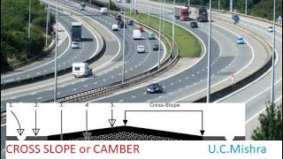 Highway Engineering 02 Cross slope or Camber [upl. by Parke]