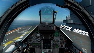 DCS 15 Vtol carrier landing Mirage 2000 [upl. by Metah]