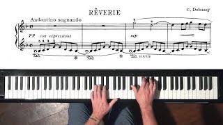 Debussy “Rêverie” take 3 Paul Barton FEURICH 218 piano [upl. by Atinel]