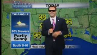 The Rapping Weathermans First Live Weather Rap [upl. by Ahseenyt]