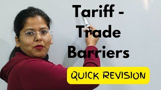 Tariff in international trade  Deepti Mahajan [upl. by Kirwin]