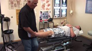 Collin Klein  Heisman trophy candidate pro football quarterback chiropractor adjustment [upl. by Arika]