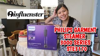 PHILIPS GARMENT STEAMER 3000 SERIES  STE3170  INFLUENSTER  VOXBOX  UNBOXING [upl. by Irvin]