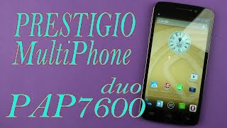 Распаковка Prestigio MultiPhone 7600 Duo [upl. by Halsy]