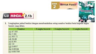 KSSM Matematik Tingkatan 3 Bab 2 Bentuk piawai uji minda 21b no1 buku teks form 3 pt3 [upl. by Nahshon]